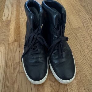 VINCE. Black High-Top Sneakers